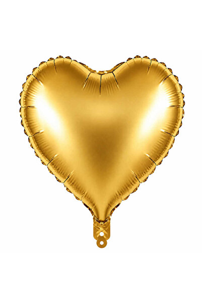 BeySüS Heart Foil Balloon Gold (18 Inches)
