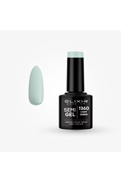 Elixir SEMI GEL (ΗΜΙΜΟΝΙΜΟ BΕΡΝΙΚΙ) - 1360 (LIGHT Green) 8ML