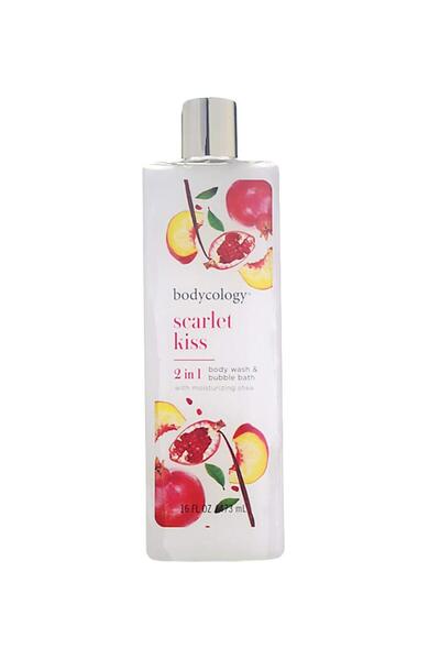 Bodycology SCARLET KISS MOISTURIZING BODY WASH AND BUBBLE BATH 473ML