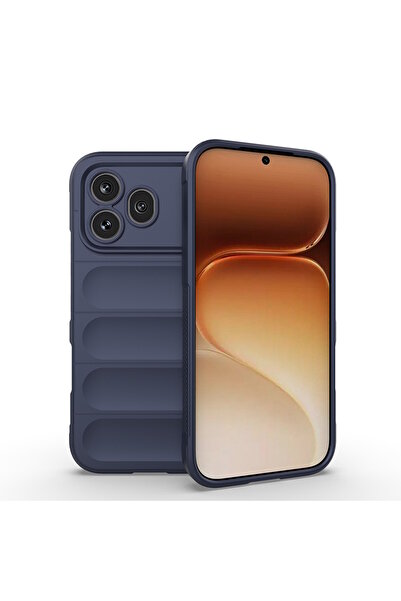 m.tk moveteck Honor 600 Pro Uyumlu Kılıf Kamera Korumalı Kabartmalı Yumuşak R...