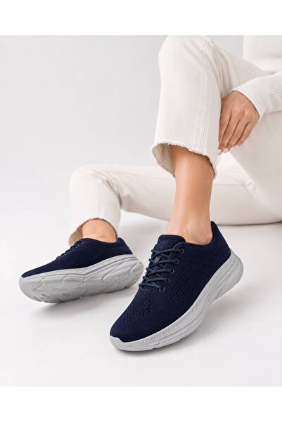 goodyer ÜNİSEX LACİVERT HAVA ALABİLEN RAHAT,KONFORLU,GÜNLÜK TRİKO SNEAKER SPO...