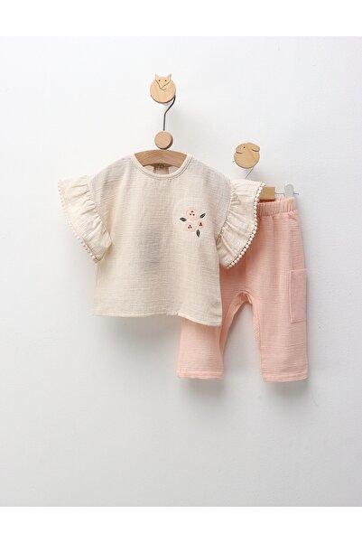 MiniKids Set de vara lejer, din IN, Marabella, cu roz