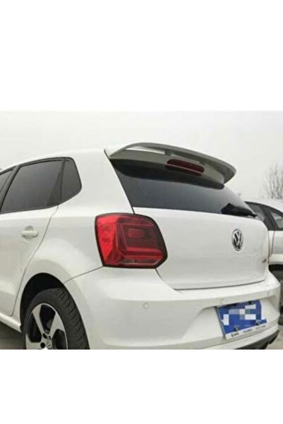 DEMİRTUNİNG VW POLO MK5 2009-2017 GTİ BEYAZ BOYALI FİBER SPOİLER KANAT RÜZGAR...