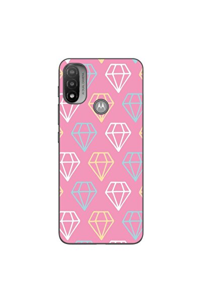 OEM Husa compatibila cu Motorola Moto E20 Silicon Gel Tpu Model Diamond Patte...