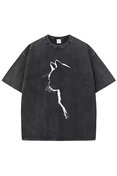 bellanova Unisex Oversize Printed T-Shirt Streetwear Comfortable Fit Daily Pr...