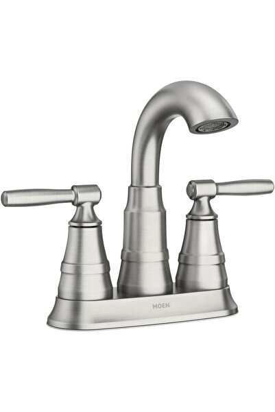 MOEN 84971SRN Halle İki Saplı Centerset Banyo Lavabo Bataryası Tahliye Meclis...