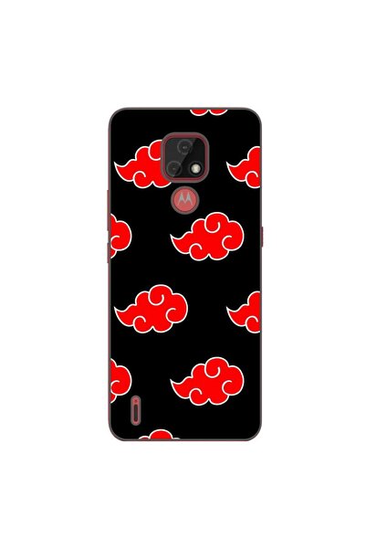 OEM Husa compatibila cu Motorola Moto E7 Silicon Gel Tpu Model Akatsuki Pattern