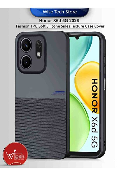 Wtech غطاء حماية لهاتف Honor X6d 5G 2026 من السيليكون الناعم مع جوانب ملمسية ...