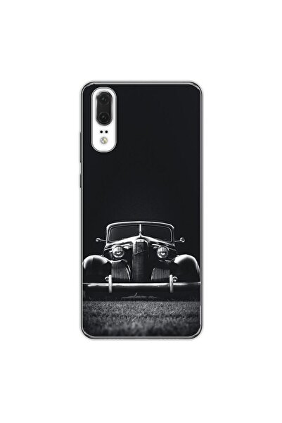 OEM Husa compatibila cu Huawei P20 Silicon Gel Tpu Model Old Car