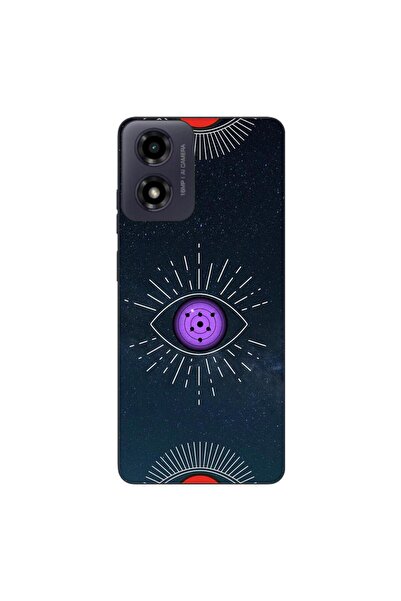 OEM Θήκη συμβατή με Motorola Moto G24 Σιλικόνης Τζελ TPU με σχέδιο Μάτι Τομόε...