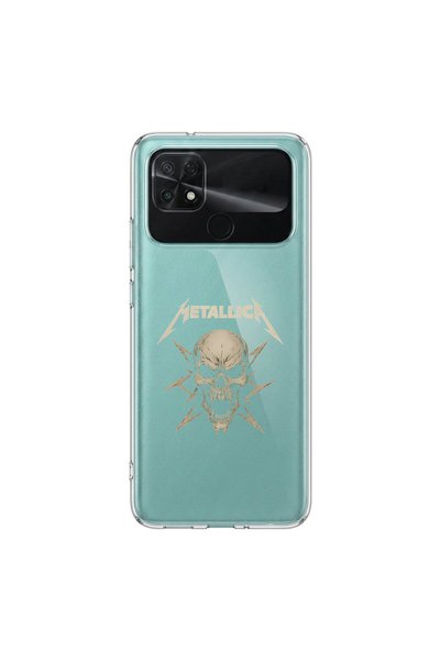 PPKin Poco C40 Compatible Metal 8 Design Transparent Case