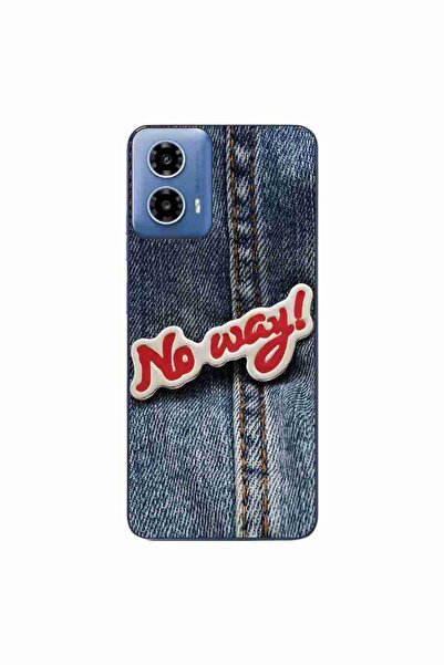OEM Θήκη συμβατή με Motorola Moto G34 Σιλικόνης Gel TPU Μοντέλο No Way Jeans