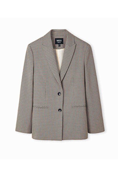 MISS IPEKYOL Kazayağı desen blazer
