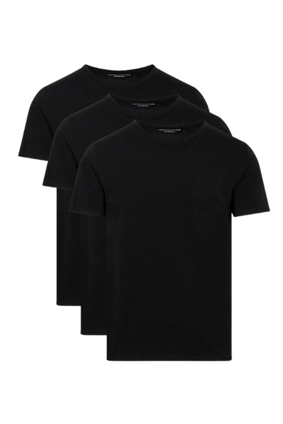 Tommy Hilfiger Ανδρικό Σετ T-shirt 3 Τεμαχίων Μαύρο UM0UM03138-0SJ