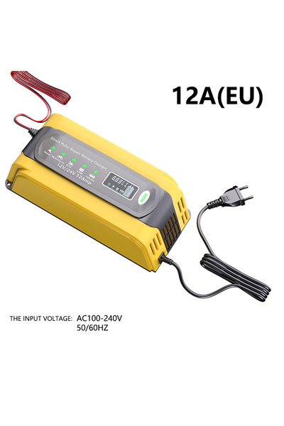 Choice EU plug Flash Sale! Clearance! 12V/24V 12A Battery Charger and Maintai...