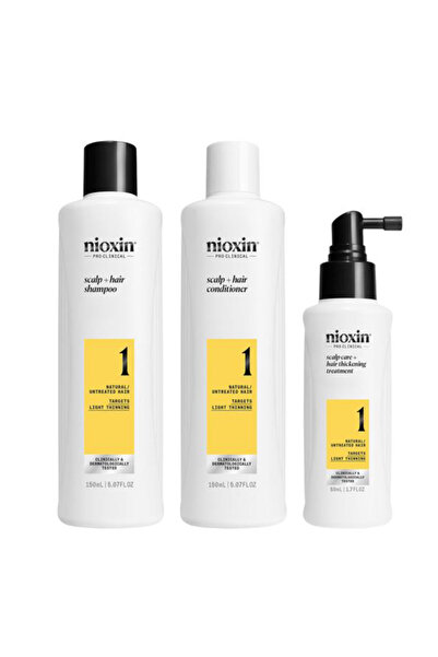 Nioxin Set Produse Profesionale de Par Impotriva Ruperii pentru Par cu Aspect...