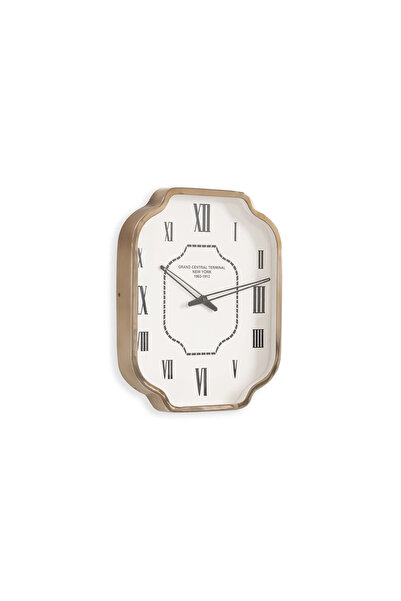 Midas Furniture METAL WALL CLOCK 37X5X45 CM WHITE