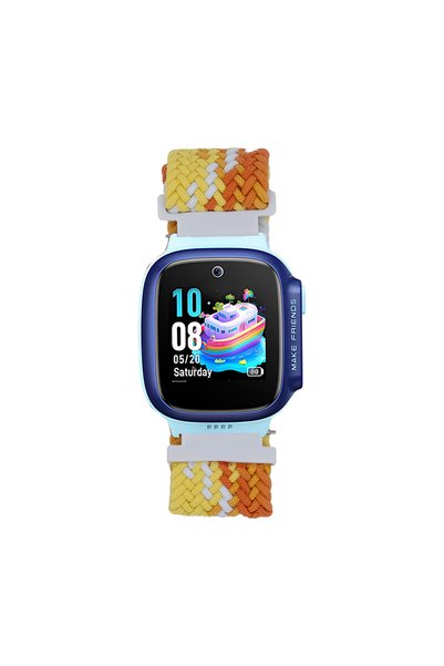 Case 4U Huawei Watch GT5 41mm C4U KRD-139 18mm Çocuklara Özel Örgü Kordon - Sarı