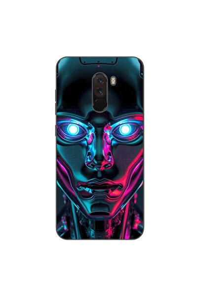 OEM Husa compatibila cu Xiaomi Pocophone F1 Silicon Gel Tpu Model Chrome Huma...