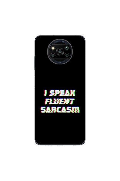 OEM Θήκη συμβατή με Xiaomi Poco X3 Pro από σιλικόνη gel TPU με σχέδιο σαρκασμού