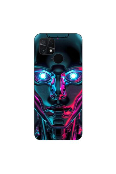 OEM Case compatible with Xiaomi Poco C40 Silicone Gel Tpu Model Chrome Humanoid