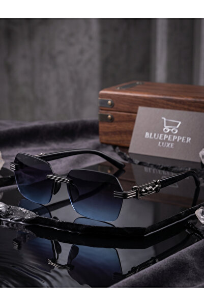 BluePepper Masculine Model Sunglasses with Lion Detail, Color Choices, Unisex...