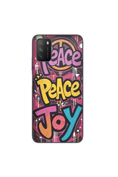 OEM Θήκη συμβατή με Xiaomi Poco M3 από σιλικόνη gel TPU με σχέδιο Γκράφιτι Ει...