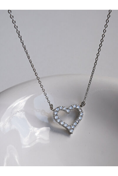 Reorah Collection Stone Heart Necklace