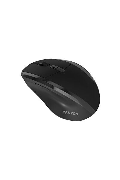 CANYON Mouse wireless ergonomic OnClick 17, 6 butoane, 1600 DPI, Negru