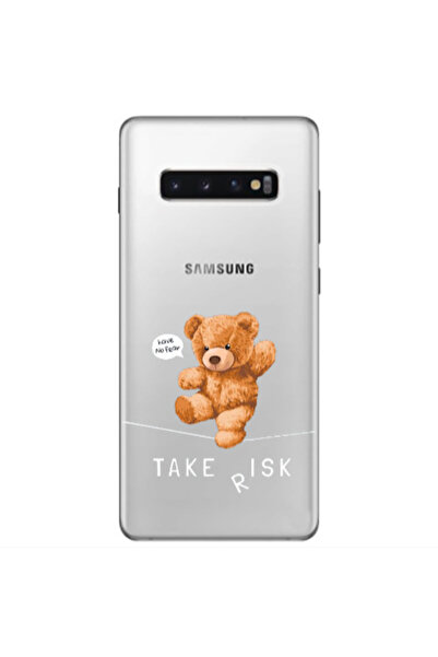 Other Samsung S10 Plus Take risk Transparent Silicone TPU Θήκη