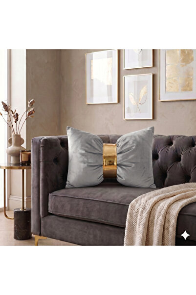 baladı home ev tekstil home collection غطاء وسادة مخملي بتصميم خاص على شكل في...