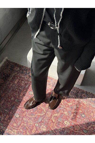 MARCATELLI Kahve Rugan Loafer