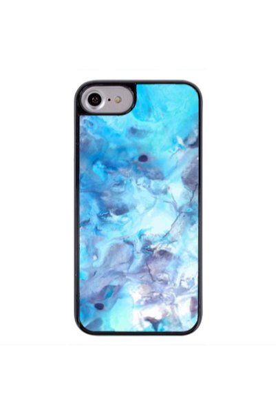 Other Apple iPhone 7 Marble Clouds Black Glossy Θήκη
