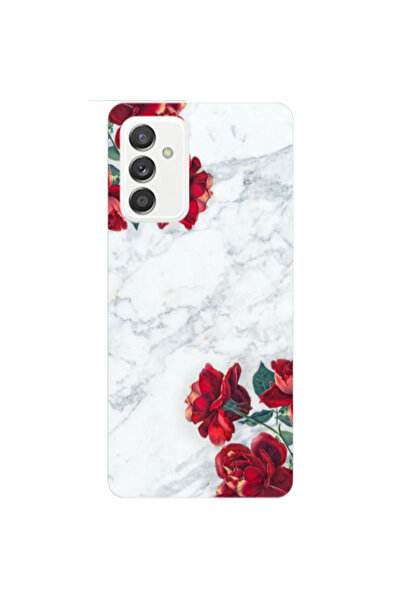 Other Samsung M13 red roses marble Transparent Silicone TPU Θήκη