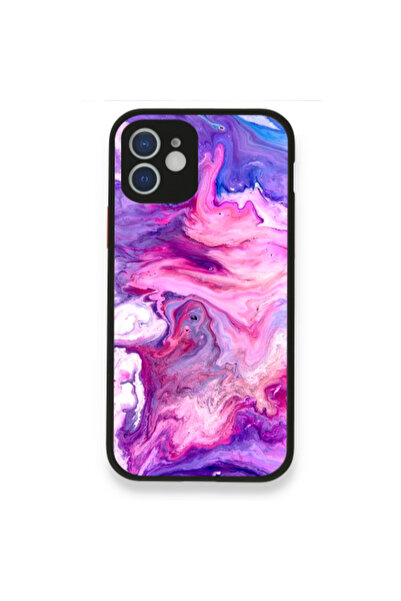 Other Apple iPhone 12 Marble art Black Glossy Θήκη