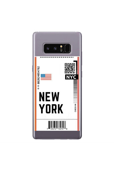 Other Samsung Note 8 New York NYC Transparent Silicone TPU Θήκη