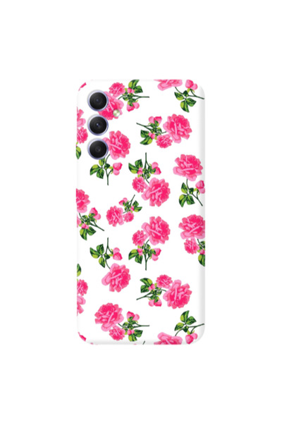 Other Samsung A16 Roses White Transparent Silicone TPU Θήκη