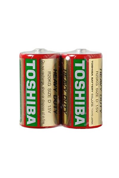 Toshiba Set of 2 non-alkaline R20 batteries