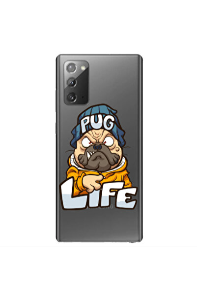 Other Samsung Note 20 Pug Life 2 Transparent Silicone TPU Θήκη