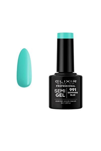 Elixir SEMI GEL (ΗΜΙΜΟΝΙΜΟ ΒΕΡΝΙΚΙ) - 991 (SAPPHIRE Blue) 8ML