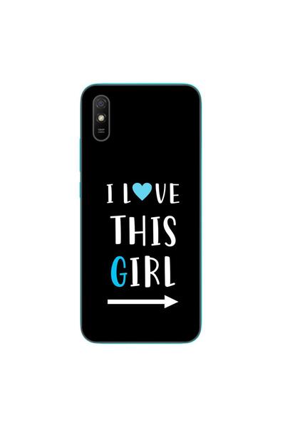 OEM Husa compatibila cu Xiaomi Redmi 9A Silicon Gel Tpu Model Cupluri I love ...