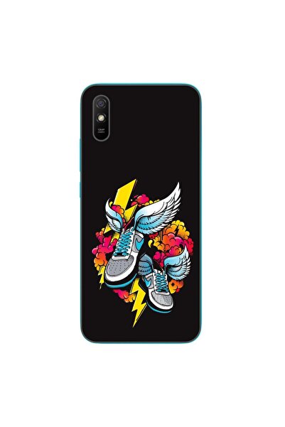 OEM Case compatible with Xiaomi Redmi 9A Silicone Gel Tpu Fashion Sneakers Pa...