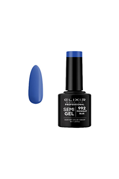 Elixir SEMI GEL (ΗΜΙΜΟΝΙΜΟ ΒΕΡΝΙΚΙ) - 992 (MIDNIGHT Blue) 8ML