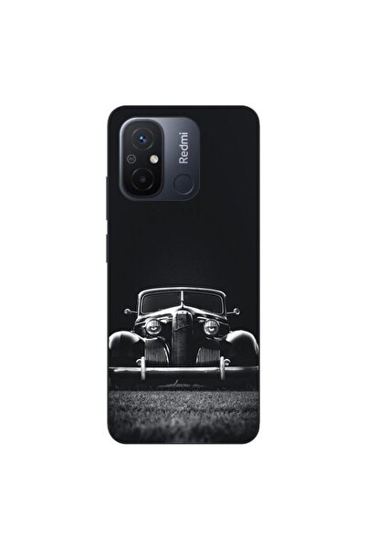 OEM Θήκη συμβατή με Xiaomi Redmi 12C Σιλικόνης Gel TPU Σχέδιο Παλιό Αυτοκίνητο