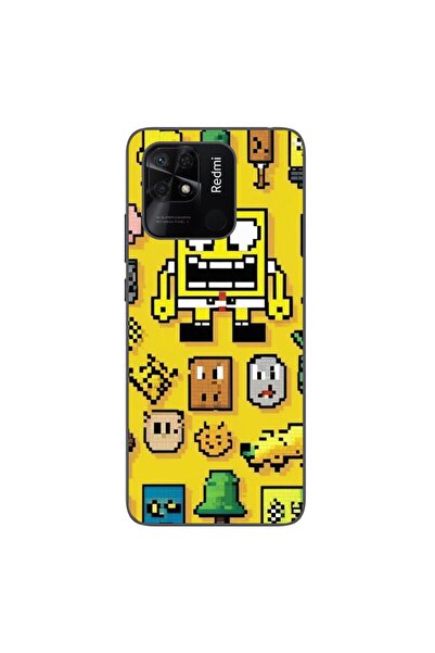 OEM Θήκη συμβατή με Xiaomi Redmi 10C Σιλικόνης Gel TPU με σχέδιο Pixel Art Σφ...