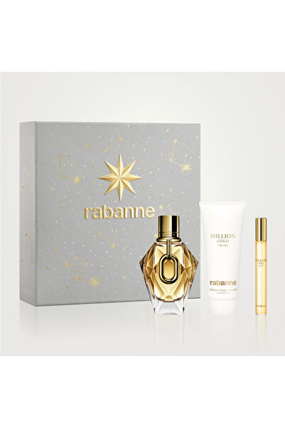 Paco Rabanne RABANNE MILLION GOLD FOR HER GIFT SET 2025 EAU DE PARFUM SPRAY 9...