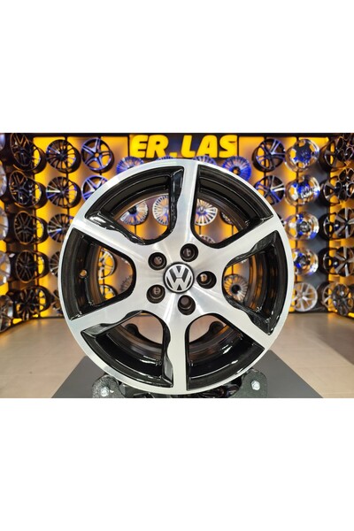Volkswagen 4 Adet POLO ORIJINAL 6*15 5*100 ET40 57.1 BLACK MACK JANT REVİZE E...