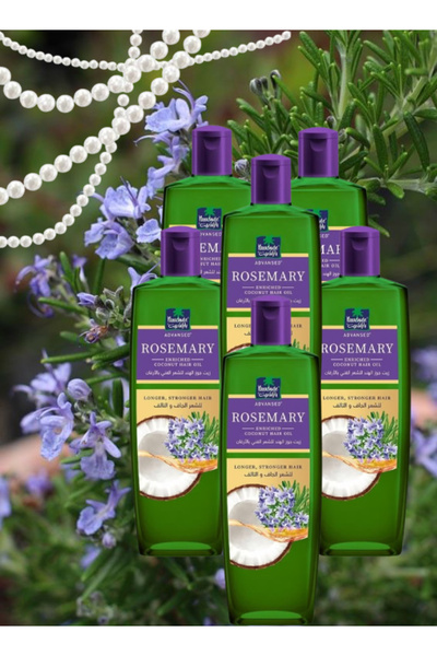 Parachute Advansed 6 قطع من زيت جوز الهند المتقدم من باراشوت بالروزماري 300 مل