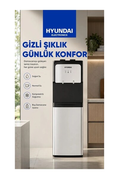 Hyundai HYN-910GD Gizli Damacanalı Su Sebili