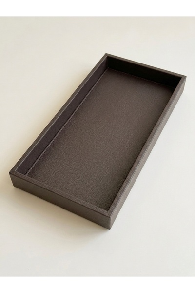 derisunum design Premium Deri XL Büyük Boy Tepsi - Antre Anahtarlık, Takı ve ...